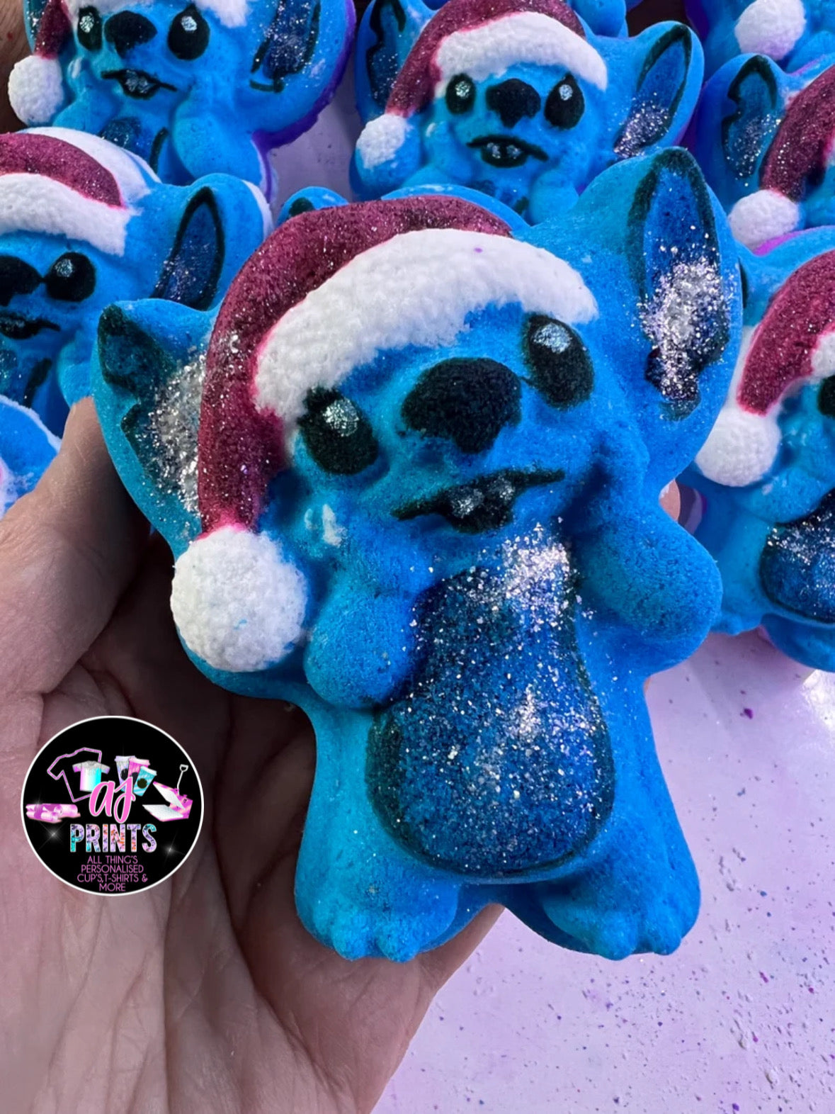 CHRISTMAS BLUE ALIEN